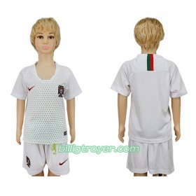 Billige Fotballdrakter Portugal Barn VM 2018 Bortedraktsett